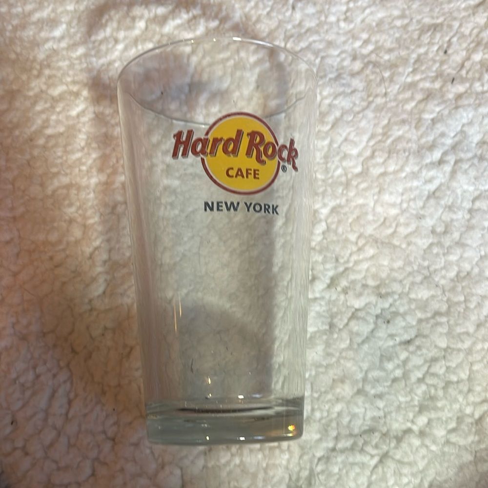 Hard Rock Cafe New York glass
